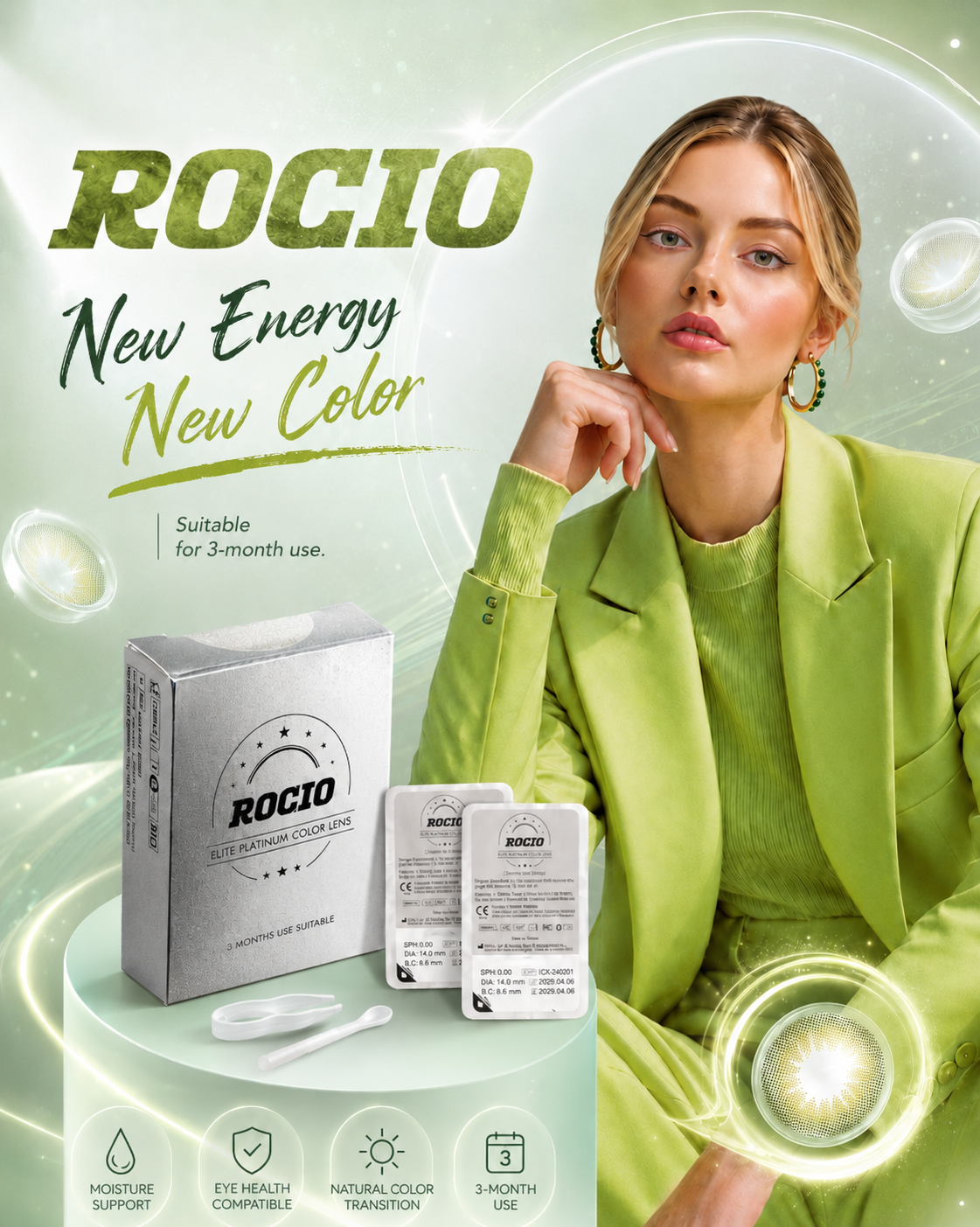 ROCIO Amon energetic green style