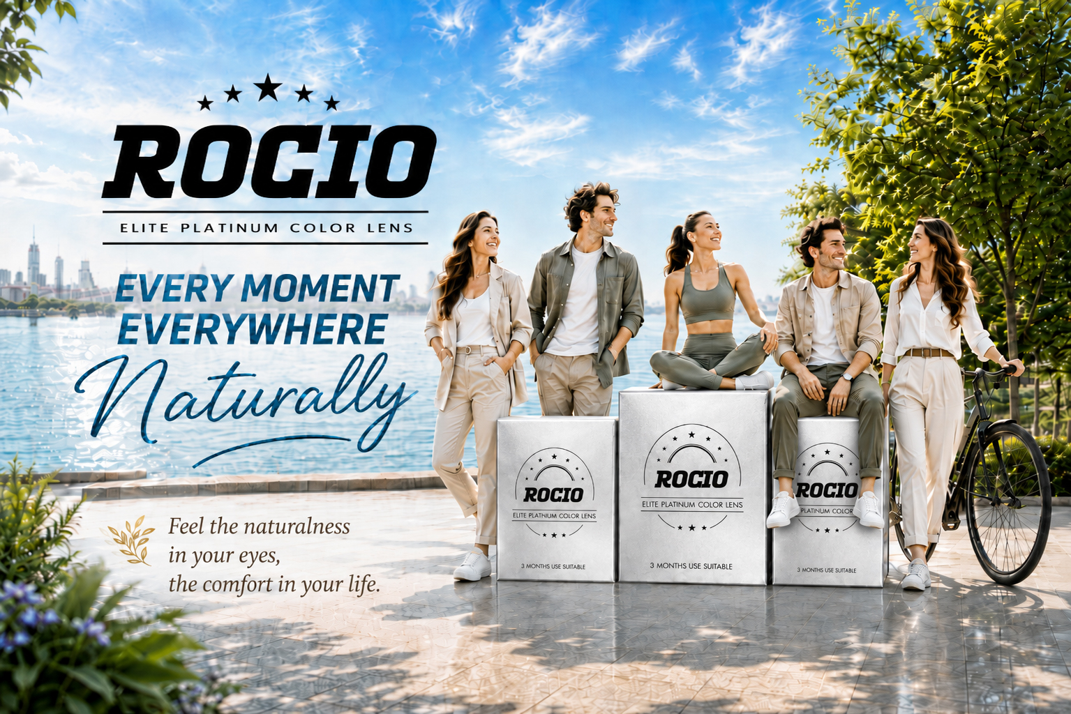 ROCIO Amon colored contact lens technology